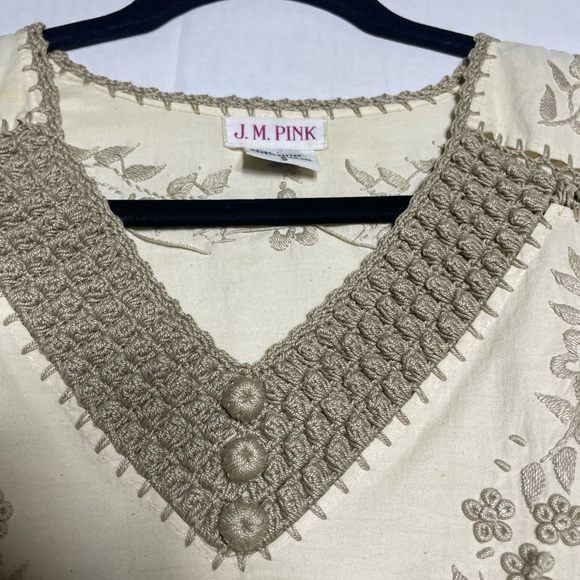 Vintage J.M. Pink top size small - Picture 8 of 8